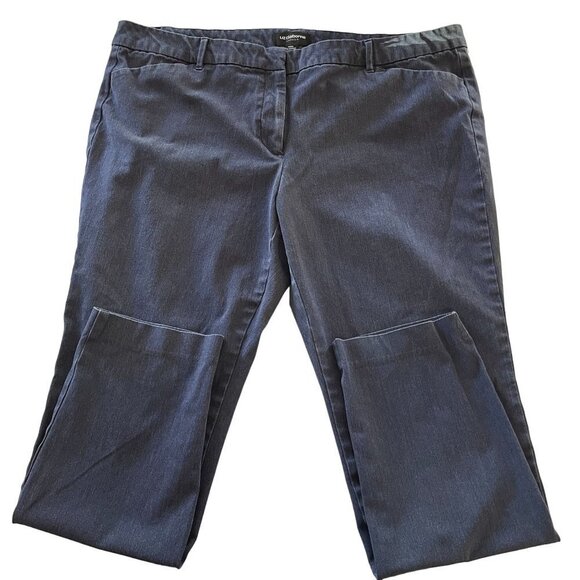 Liz Clairborne Denim - Liz Clairborne Jeans Womens 18 Emma Classic Blue Denim Dark Wash Cotton
